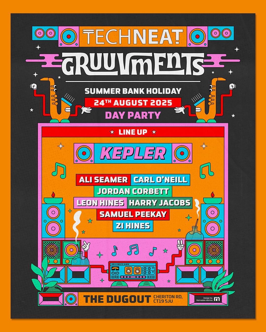 Gruuvments music event poster design